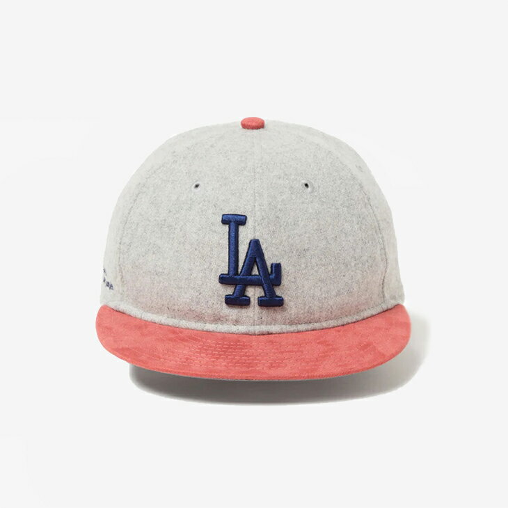 ��NEW ERA��Retro Crown 9Fifty Melton Pink Suede Visor Los Angeles Dodgers/ �˥塼 ����/��ȥ� ���饦�� �ʥ���ե��եƥ� ���ȥ� �ԥ� �������� �Х����� �����󥼥륹 �ɥ��㡼��/�饤�ȥ��졼 #