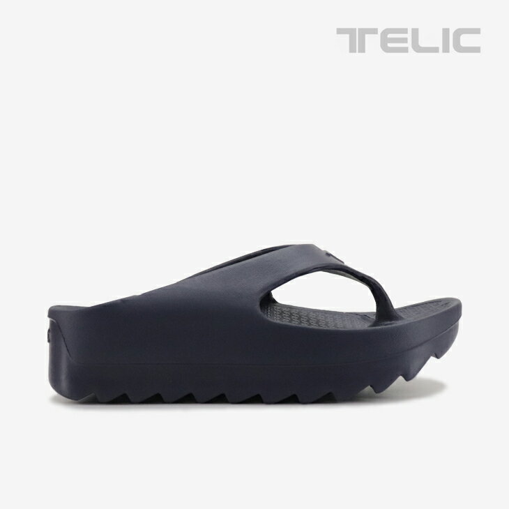 Rakuten - ・TELIC｜W-Flip Shark Platform Tongs Sandal/ テリック/ダブル フリップ シャーク プラットフォーム トング サンダル/インディゴ #