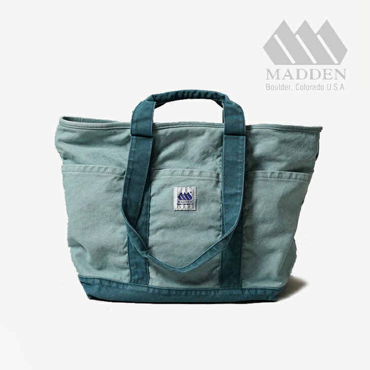 Rakuten - ・MADDEN｜12oz Canvas Grocery Tote Bag/ メデン/12オンス キャンバス グローサリー トート バッグ/サックス #