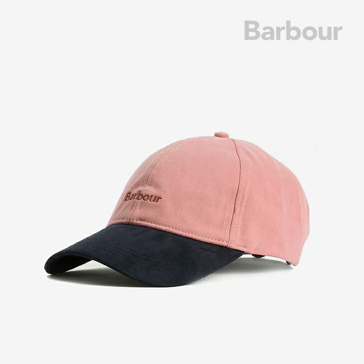 Rakuten - ・BARBOUR｜Cynthia Cap Faux Suede Curved Visor/ バブアー/シンシア キャップ フェイク スエード カーブド バイザー/ピンクxネイビー #