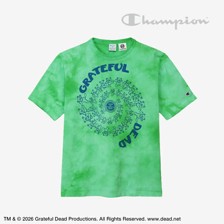 Rakuten - ・CHAMPION｜xGrateful Dead USA Made T1011 Short Sleeve T-Shirt Tie-Dye/ チャンピオン/グレイトフル・デッド アメリカ メイド ティーテンイレブン ショートスリーブ Tシャツ タイダイ/ペー #