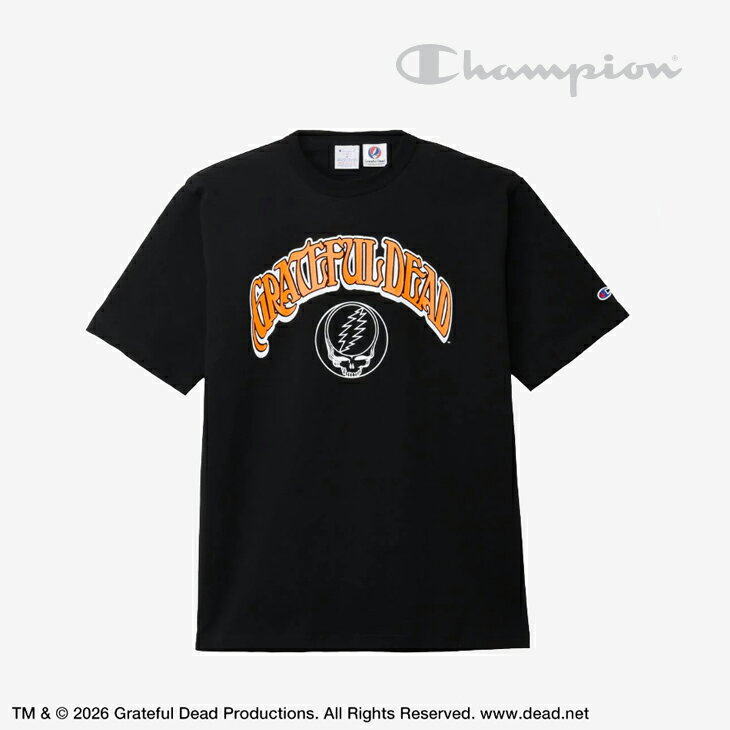 Rakuten - ・CHAMPION｜xGrateful Dead USA Made T1011 Short Sleeve T-Shirt/ チャンピオン/グレイトフル・デッド アメリカ メイド ティーテンイレブン ショートスリーブ Tシャツ/ブラック #