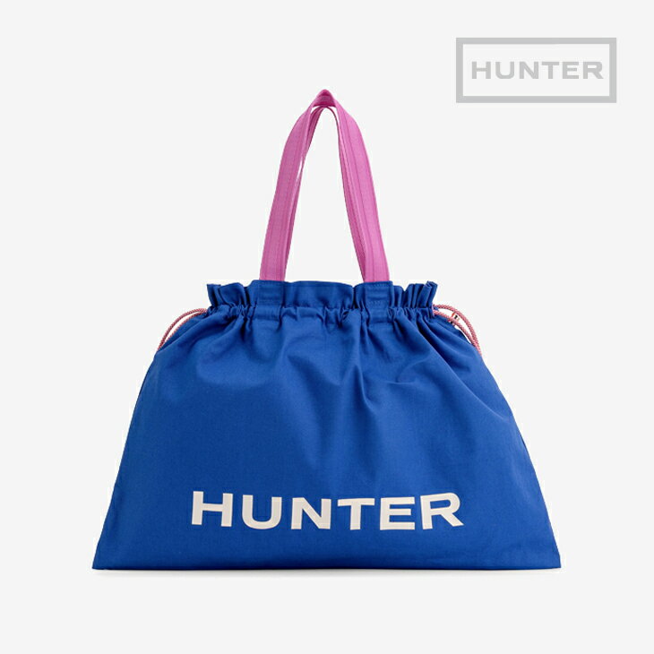 Rakuten - ・HUNTER｜Easy Canvas Drawstring Tote Bag/ ハンター/イージー キャンバス ドローストリング トート バッグ/クルーズブルー #