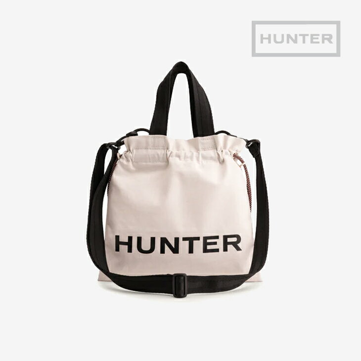 Rakuten - ・HUNTER｜Easy Canvas Drawstring Mini Tote/ ハンター/イージー キャンバス ドローストリング ミニ トート バッグ/ホワイトウィロウ #