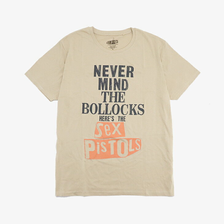 ・ROCK OFF｜xThe Sex Pistols Bollocks Distressed/ ロック オフ/セックス ピストルズ ノー フューチャー ショートスリーブ Tシャツ/ナチュラル #
