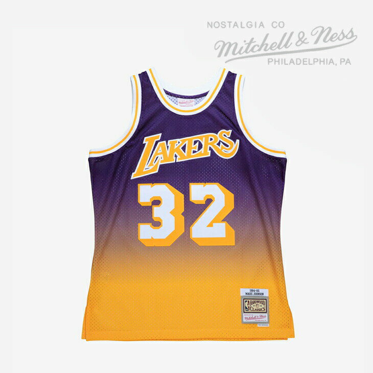 MITCHELL NESS｜NBA Swingman Magic Johnson Lakers 1984/ ミッチェルアンドネス/スウィングマン マジック ジョンソン レイカーズ/ゴールドxパープル