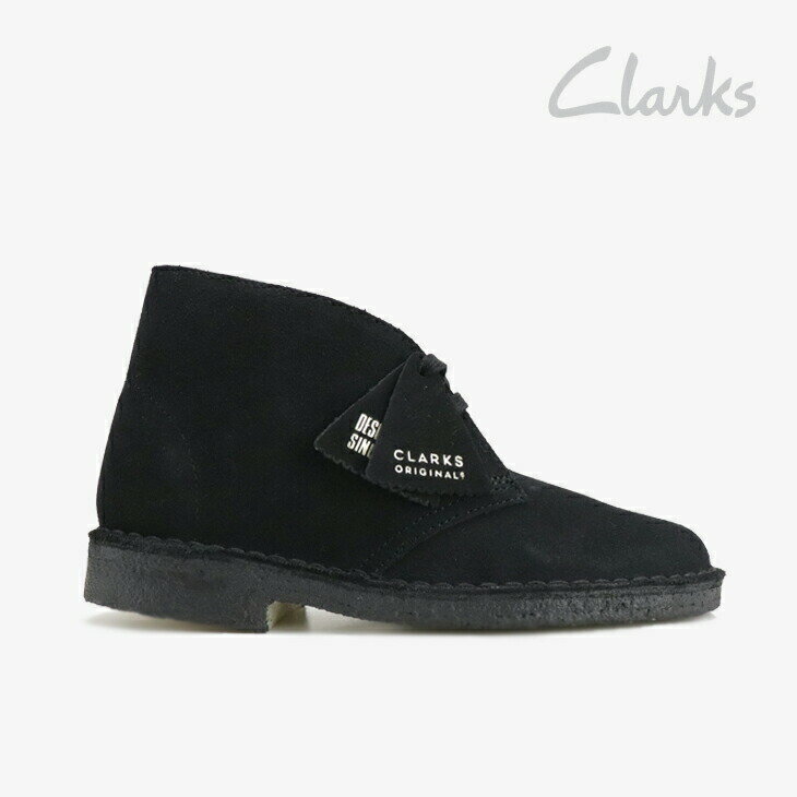 クラークス ・CLARKS｜W Desert Boot/ クラークス/デザート ブーツ/ブラックスウェード #