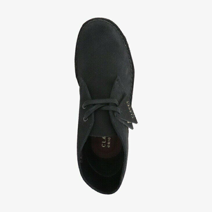 ・CLARKS｜W Desert Boot Suede/ クラークス/デザート ブーツ スエード/ブラック #