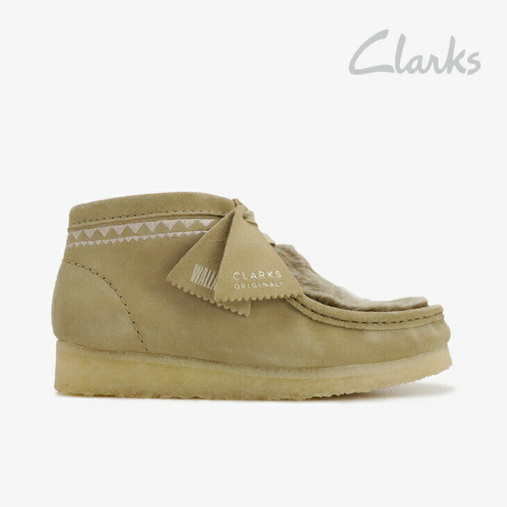 クラークス ＊CLARKS｜W Wallabee Boot Interest/ クラークス/ワラビーブーツ インタレスト/タン #