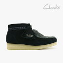 クラークス ＊CLARKS｜W Wallabee Boot Interest/ クラークス/ワラビーブーツ インタレスト/ブラック #