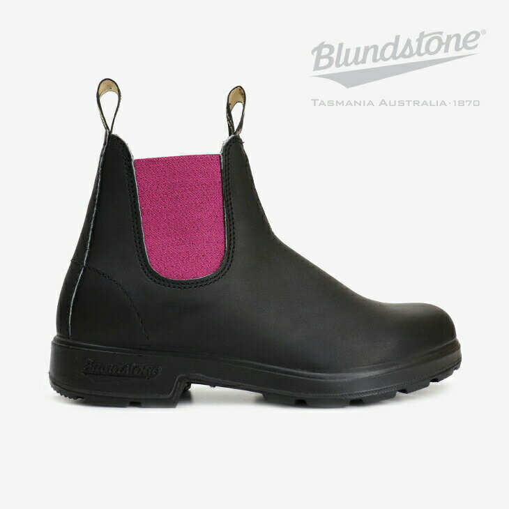 BLUNDSTONE｜Originals Sidegore Boot 2208/ ブランドストーン/オリジナルス サイドゴア ブーツ/ブラックxフクシア #