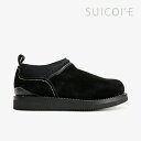 *SUICOKE|SGY03/ スイコック/スエード ロー ブーツ/ブラック #(4)