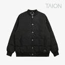 ・TAION|Sports Classic Stadium Down Jumper Snap-Button Jacket/ タイオン/スポーツ クラシック スタジアム ダウン ジャンパー スナップボタン ジャケット/ブラック #