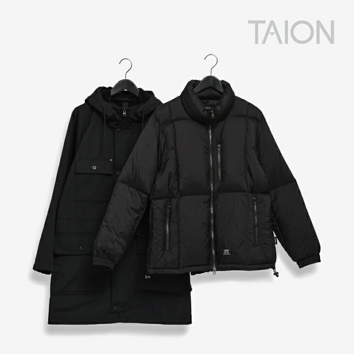 Rakuten - ・TAION｜CR Work Parka +Volume Down Jacket Cordura/ タイオン/CR ワーク パーカー ボリューム ダウン ジャケット コーデュラ/ブラック #