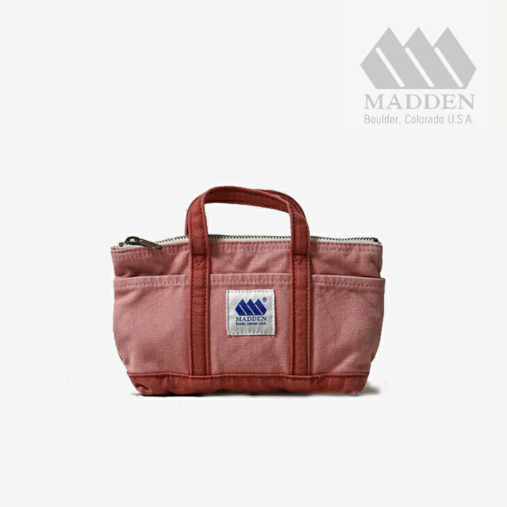 Rakuten - ・MADDEN｜Canvas Mini Pouch/ メデン/キャンバス ミニ ポーチ/ピンク #