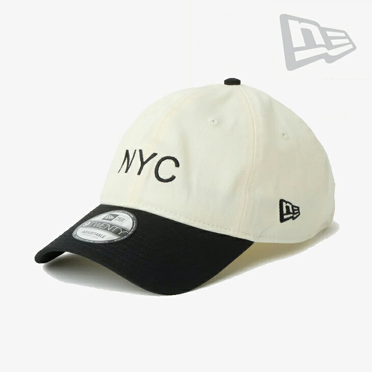・NEW ERA｜9Twenty NYC Logo Cross Strap Cap/ ニュー エラ/ナイントウェンティ NYC ロゴ クロス ストラップ キャップ/クロームxブラック #