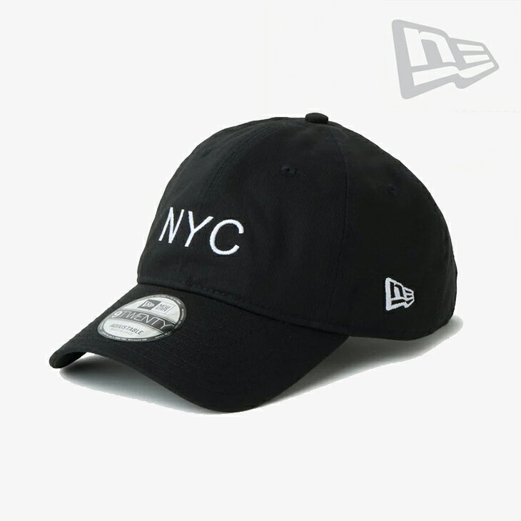 ・NEW ERA｜9Twenty NYC Logo Cross Strap Cap/ ニュー エラ/ナイントウェンティ NYC ロゴ クロス ストラップ キャップ/ブラック #
