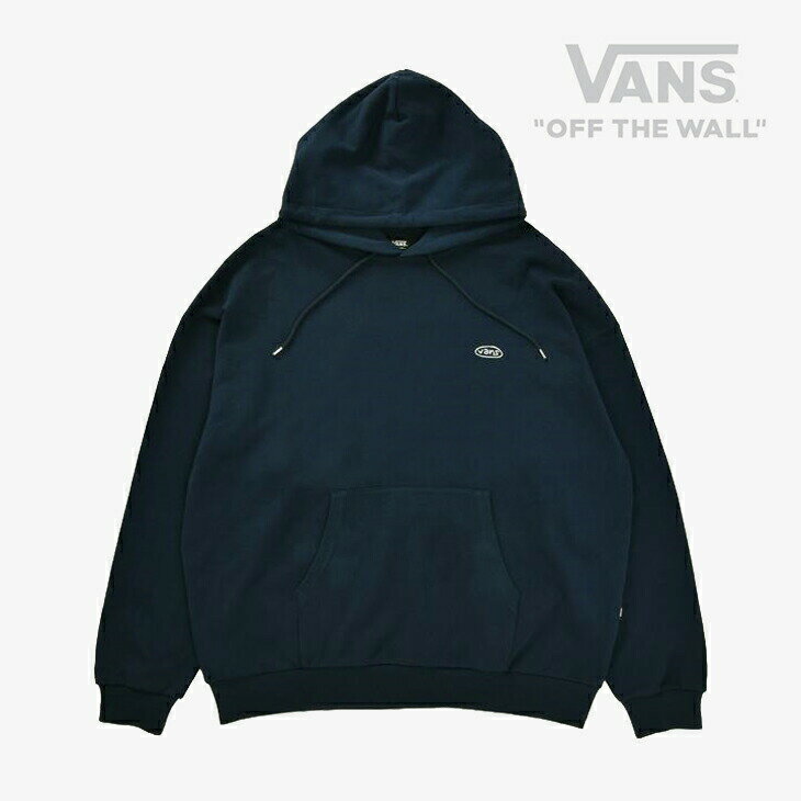 ヴァンズ パーカー メンズ ・VANS｜Mini Logo Big Hoodie Sweat / ヴァンズ/ミニ ロゴ ビッグ フーディー スウェット/ネイビー #