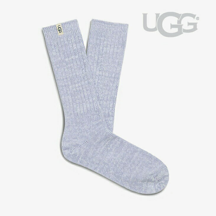 ＊UGG｜W Rib Knit Slouchy Crew Sock/ アグ/リブ ニット スラウチー クルー ソックス/アイスランディックブルー #のサムネイル