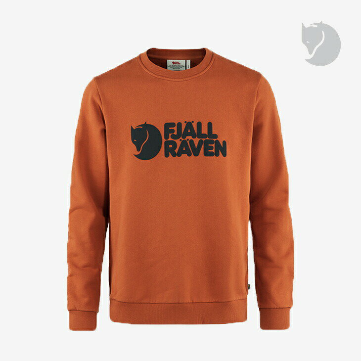 楽天GO ON・FJALLRAVEN｜Logo Sweater/ フェールラーベン/ロゴ セーター/テラコッタブラウン #