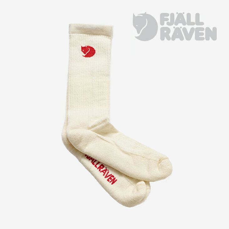・FJALLRAVEN｜Wool Sock Merino Wool/ フェールラーベン/ウール ソック メリノ ウール/エッグシェル #