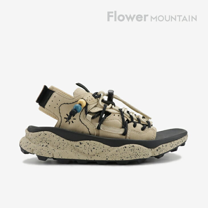 ・FLOWER MOUNTAIN｜Puma Punk Suede Layers Lace Sandal/ フラワー マウンテン/プマ プンク スエード レイヤー レース サンダル/ベージュxクリーム #