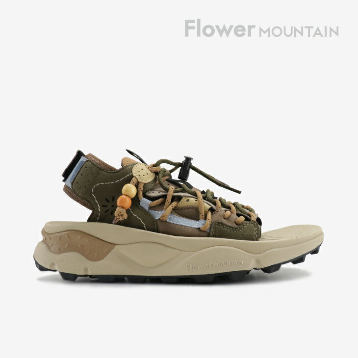 ・FLOWER MOUNTAIN｜Puma Punk Suede Layers Lace Sandal/ フラワー マウンテン/プマ プンク スエード レイヤー レース サンダル/バーンアンバーxブラウン #