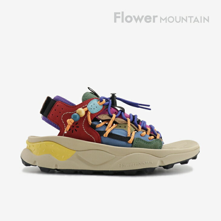・FLOWER MOUNTAIN｜Puma Punk Suede Layers Lace Sandal/ フラワー マウンテン/プマ プンク スエード レイヤー レース サンダル/ネイビーxグレープ #