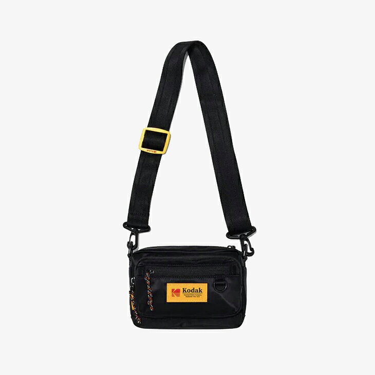·KODAK APPAREL|Essential Square Mini Cross Bag Shoulder/고라파덕/에센셜 스퀘어 미니 크로스 백 숄더/블랙 #
