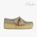 ▲SALE］CLARKS｜W Wallabee Cup Combi/ クラークス/ワラビー カップ コンビ/グレー #