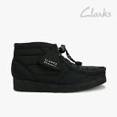 ▲SALE］CLARKS｜W Wallabee Boot Quilted/ クラークス/ワラビー ブーツ キルティング/ブラック #