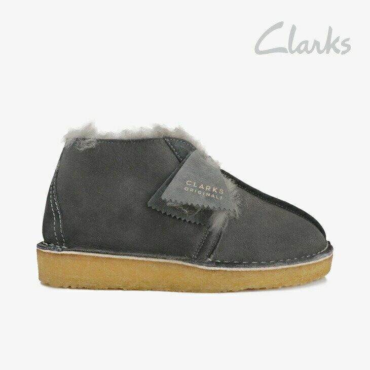 ＊CLARKS｜W Desert Trek Hi Warm Lined/ クラークス/デザート トレック ハイ ウォーム ラインド/グレー