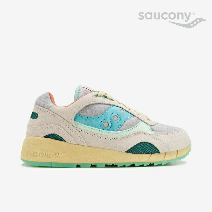 サッカニー スニーカー メンズ ＊SAUCONY｜Shadow 6000/ サッカニー/シャドー/グレーxマルチ #