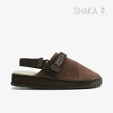 ＊SHAKA｜Snug Clog Boa/ シャカ/スナッグ クロッグ ボア/ダークブラウン #