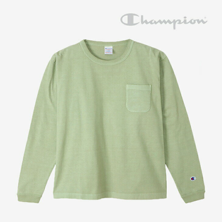 CHAMPIONT1011 Made in USA LS Pocket T-Shirt/ ԥ/󥰥꡼ ݥå T...