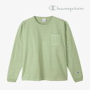 ＊CHAMPION｜T1011 Made in USA LS Pocket T-Shirt/ チャンピオン/ロングスリーブ ポケット Tシャツ/ペールグリーン