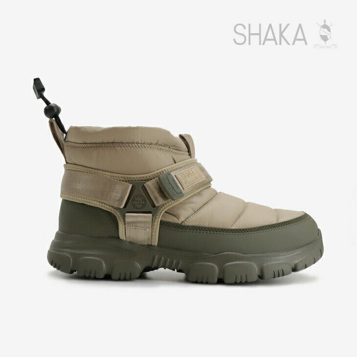 ＊SHAKA｜Snug Bootie AT/ シャカ/スナッグ ブーティー/トープxアーミー #