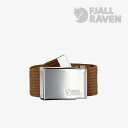 ・FJALLRAVEN｜Canvas Belt/ フェールラーベン/キャンバス ベルト/ティンバーブラウン #