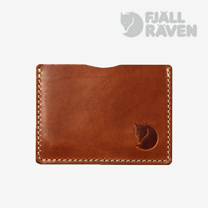 FJALLRAVEN｜Ovik Card Holder Leather / フェールラーベン/オビック カード ホルダー レザー/コニャック