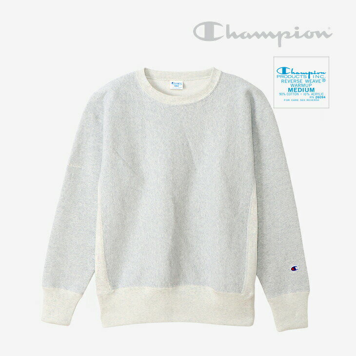 ＊CHAMPION｜Reverse Weave Crewneck Sweatshirt/ チャンピオン/リバース ウィーブ クルーネック スウェットシャツ/シルバーグ #