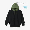 ＊CHAMPION｜Reverse Weave Hooded Sweatshirt/ チャンピオン/リバース ウィーブ フーデッド スウェットシャツ/ブラック #