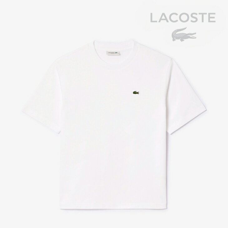 Rakuten - ・LACOSTE｜W One Point Soft Touch T-Shirt/ ラコステ/ワン ポイント ソフト タッチ Tシャツ/ホワイト #