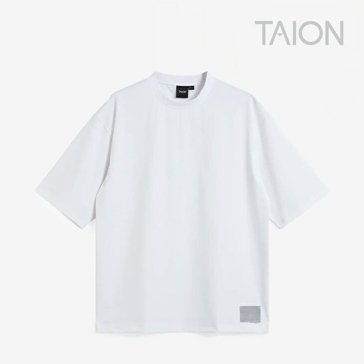 ・TAION｜Function T UV Cooling Stretch T-Shirt Regular/ タイオン/ファンクションT UV 接触冷感 抗菌 速乾 ストレッチ Tシャツ レギュラー/ホワイト #