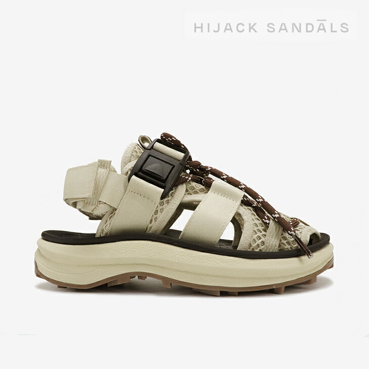 Rakuten - ・HIJACK SANDALS｜Atlas Mesh Sandal/ ハイジャック サンダル/アトラス サンダル/ゴビベージュ #