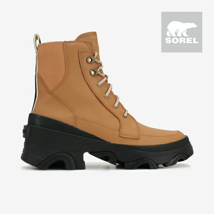 ソレル ブーツ レディース ・SOREL｜W Brex Boot Lace WP/ ソレル/ブレックス ブーツ レース ウォータープルーフ/トー二ーバフxブラック #