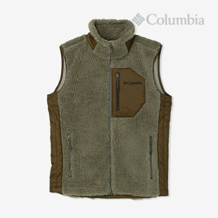 COLUMBIA｜Archer Ridge Vest/ コロンビア/アーチャー リッジ ベスト/ストーングリーンxオリーブグリー