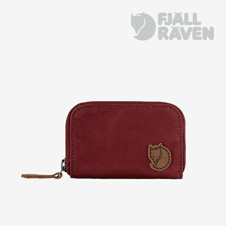 ＊FJALLRAVEN｜Zip Card Holder/ フェールラーベン/ジップ カード ホルダー/ボルドーレッド