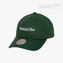 ・MITCHELL&NESS｜Branded Script Strapback Branded/ ミッチェルアンドネス/ブランデッド スクリプト ストラップバック ブランデッド/グリーン #