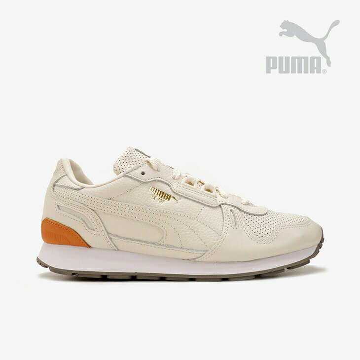 ＊PUMA｜RX 737 PRM/ プーマ/アールエックス プレミアムレザー/ウィスパーホワイトxオレンジブリ #