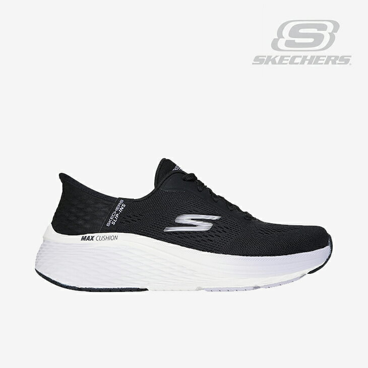 樂天商城 - ：SKECHERS｜W Slip-Ins Max Cushioning Elite 2.0 Solace/ スケッチャーズ/スリップインズ マックスクッション エリート 2.0 ソラス/ブラックxラベンダー #